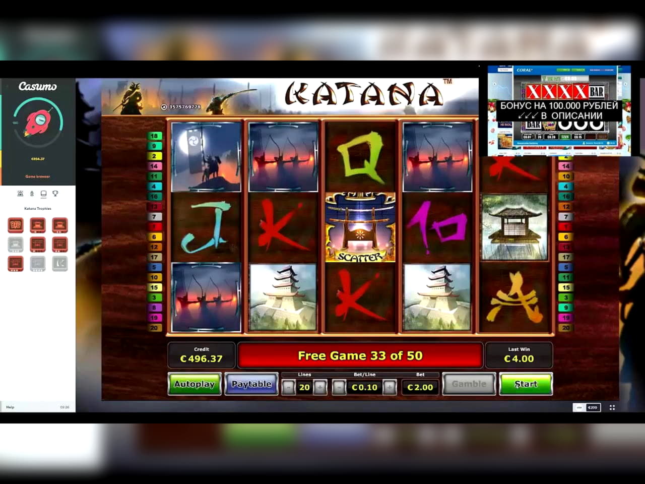 €345 gratis kasinochip på River Belle Casino